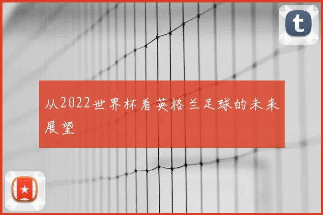 从2022世界杯看英格兰足球的未来展望